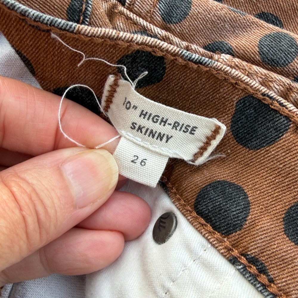 Madewell 10” High-Rise Skinny Jean size 26 - Picture 4 of 8